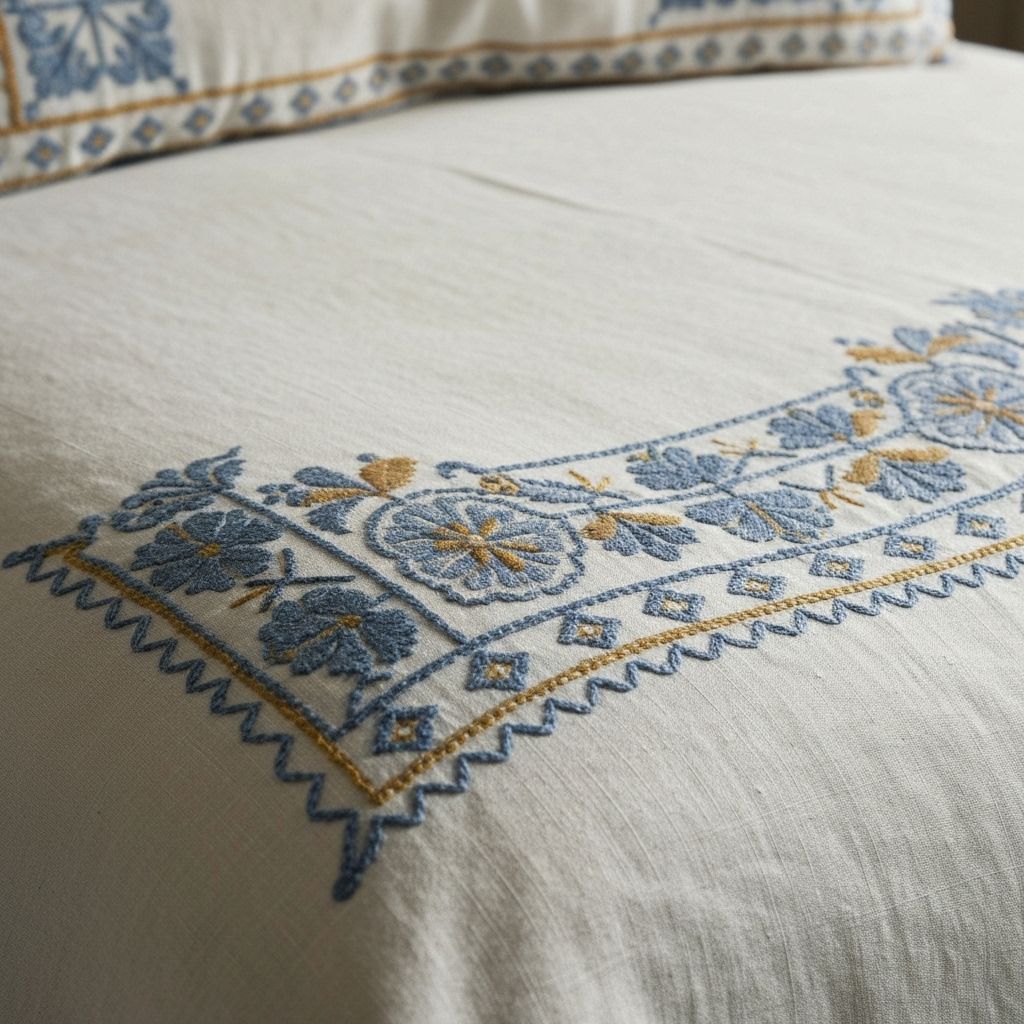 Embroidered collection